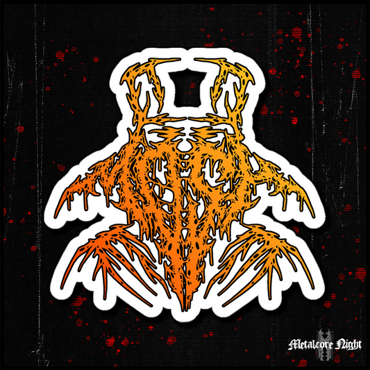 Mosh Doctor Sticker - Orange